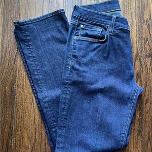 7 For All Mankind Men's Skinny Jeans in Dark Blue Wash